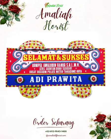 Papan Bunga Ucapan Selamat Ngale